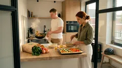 Een slim weekmenu voor doordeweeks: 7 makkelijke maaltijden (plus een licht dessert) zonder strak schema