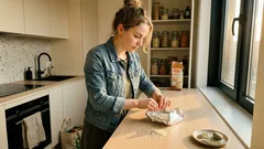 Een pakketje rijst in aluminiumfolie in de keuken: wat het volgens Feng Shui betekent (en waar je praktisch op moet letten)